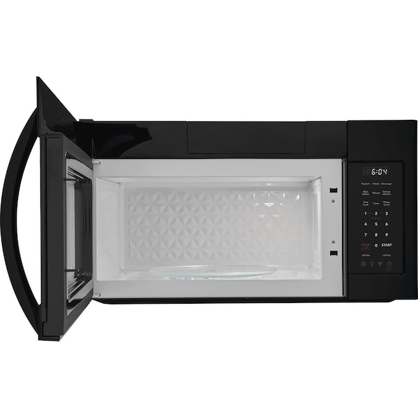 Frigidaire 1.8 Cu. Ft. Over-The-Range Microwave Oven, 1500W, 10 Power Levels and 12.3in Turntable - Black FMOS1846BB - main